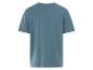 T-shirt bleu marine à manches courtes.