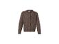 Cardigan tricoté LUPILU® Premium pour enfants en marron avec boutons.