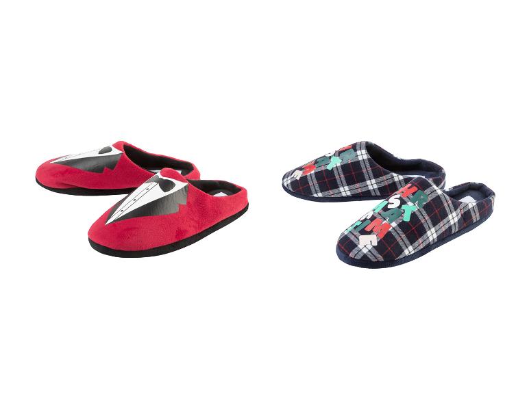 LIVERGY® Chaussons de Noël homme