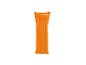 Matelas pneumatique orange pour la piscine ou la plage.