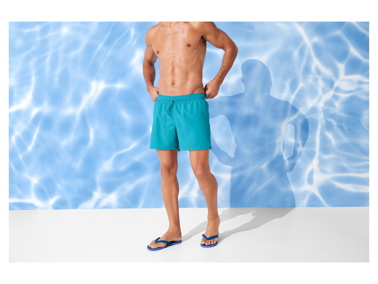 Short De Bain Homme Lidl Trek édition Limitée Festival - Multicolore, Polyester, Neuf Avec étiquettes