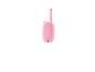 Un talkie-walkie rose avec une antenne.