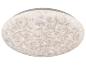 Plafonnier rond avec motif beige et effet pailleté
