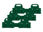 Clips de fixation Parkside verts pour clôtures