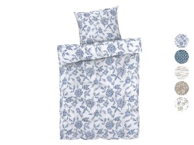LIVARNO home Parure de lit en satin microfibre, 140 x 200 cm