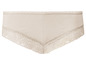 Culotte beige avec dentelle.