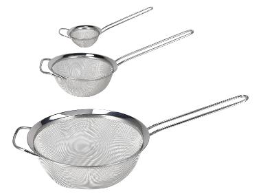 SILVERCREST® Set de 3 passoires en acier inoxydable