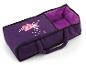 Couffin de poupée violet avec imprimé fée et étoiles