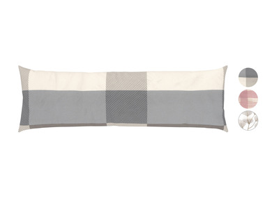 LIVARNO home Taie de traversin en flanelle, 40 x 145 cm