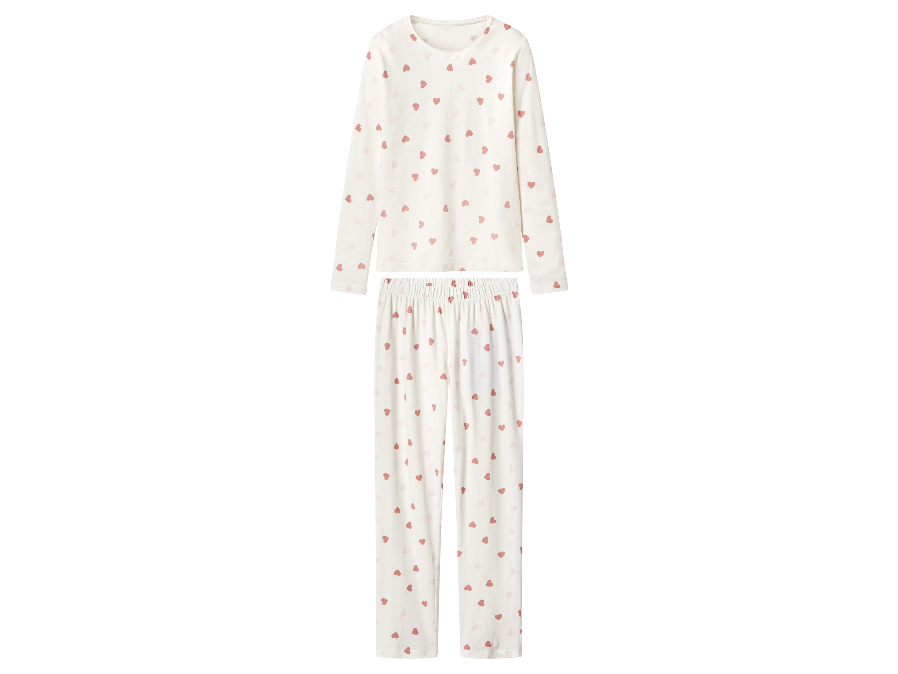 Esmara Kids Ensemble pyjama fille (blanc, 10-12 ans)