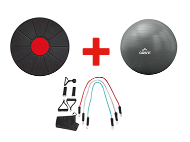 CRIVIT Lot d'accessoires de fitness