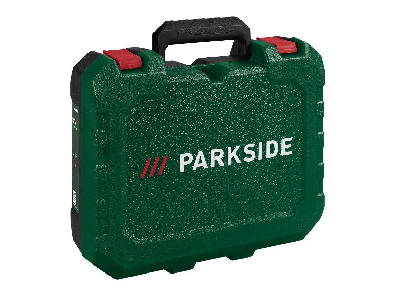 Boîte à outils verte Parkside.