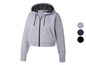 Sweat-shirt à capuche gris avec fermeture éclair de Crivit.