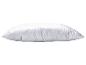 Oreiller blanc matelassé avec motif ondulé