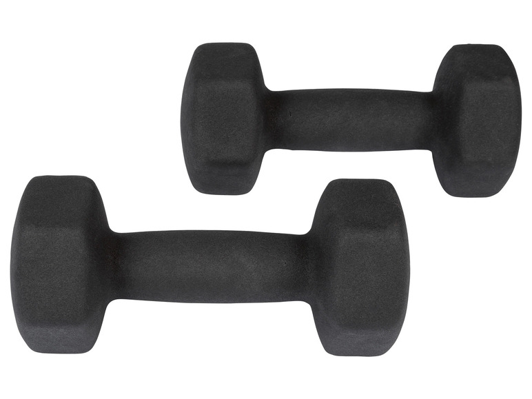 Aller en mode plein écran : CRIVIT Lot de 2 haltères de 3 kg ou 5 kg - Image 3