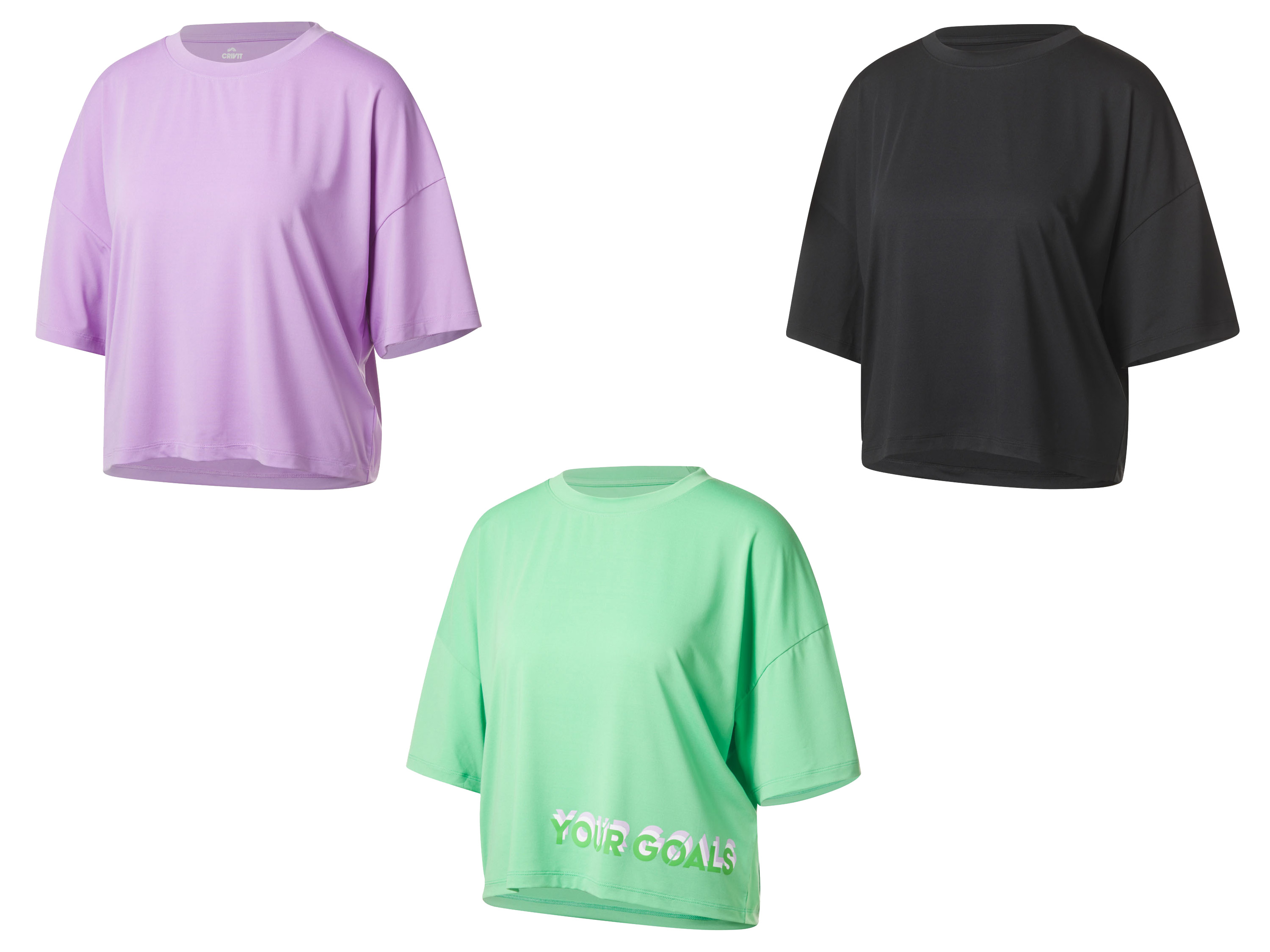 CRIVIT T-shirt technique rafraîchissant femme