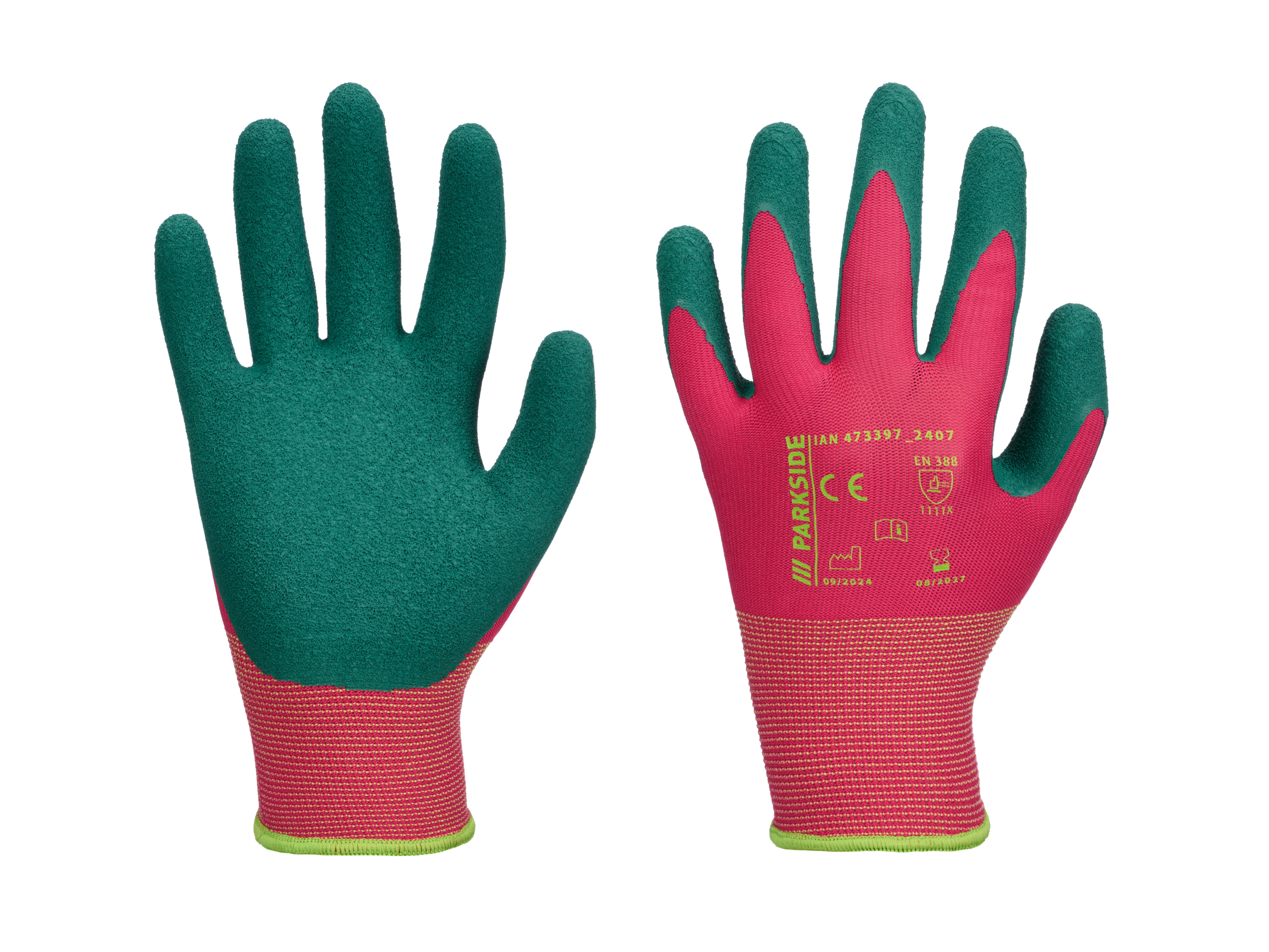 PARKSIDE® Gants de jardin (rose/gris, 7)