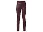 Legging en similicuir rouge foncé taille haute