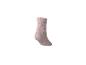 Chaussette rose pour enfant avec des cœurs