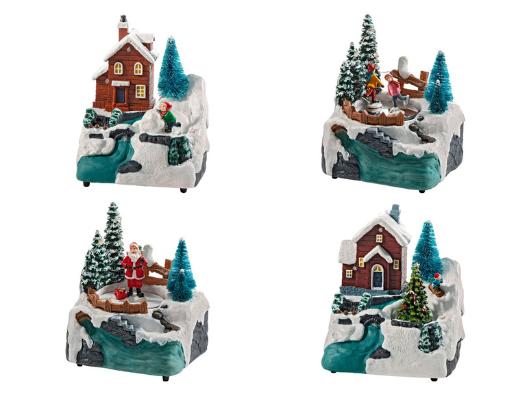 Aller en mode plein écran : LIVARNO home Village de Noël à LED - Image 1