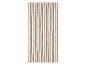 Tapis de bain ou serviette à rayures verticales marron et beige