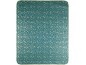 Couverture bébé sarcelle avec motif étoiles jaunes