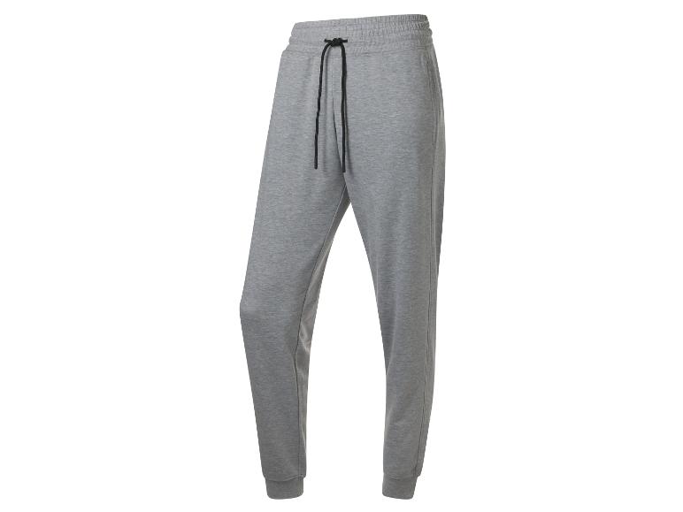 Pantalon de jogging gris avec cordon.