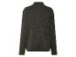 Sweat-shirt vert à fermeture éclair et manches longues.
