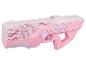 Pistolet laser rose avec motif de circuit imprimé.