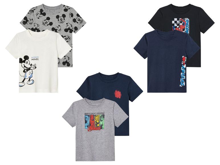 T-shirts avec Mickey Mouse, Spiderman et les Avengers
