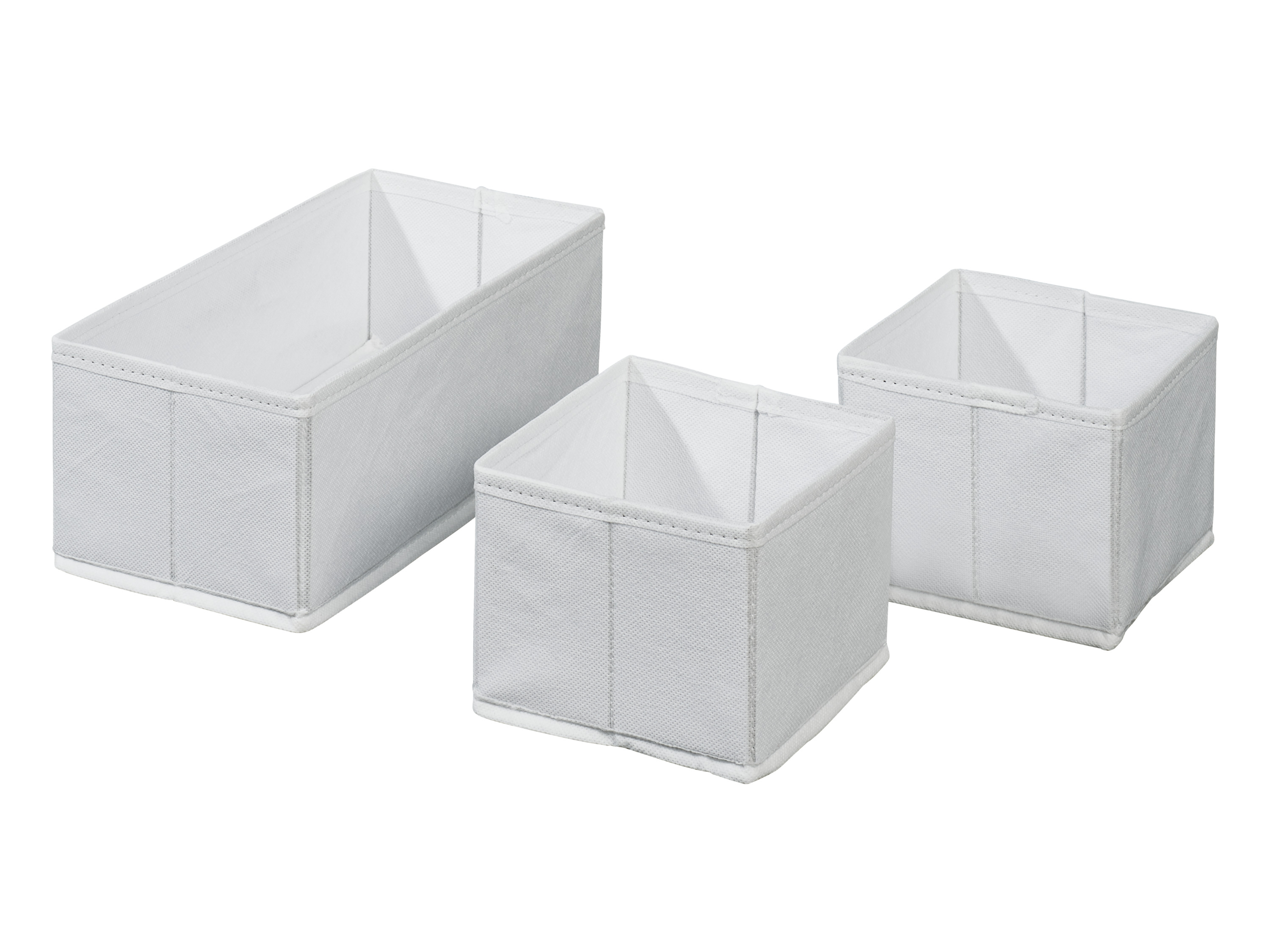 LIVARNO home Boîte(s) de rangement ou organisateur de tiroirs (Boîtes de rangement lot de 3)