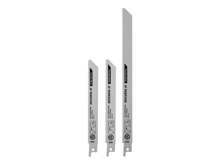 Aller en mode plein écran : Jeu de lames de scie sabre PFSZ 3 B1, 3 pièces - Image 7
