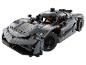 Un modèle de voiture de sport Lego Technic gris.