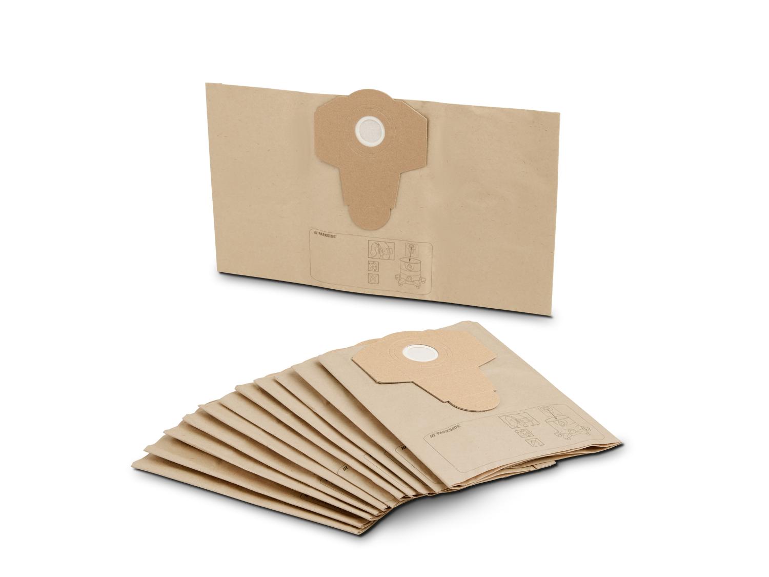 5x Sac-Filtre Tissus Pour Aspirateur Blue Wind AS 20