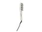Une brosse à cheveux Silvercrest argentée avec fonction de chauffage.
