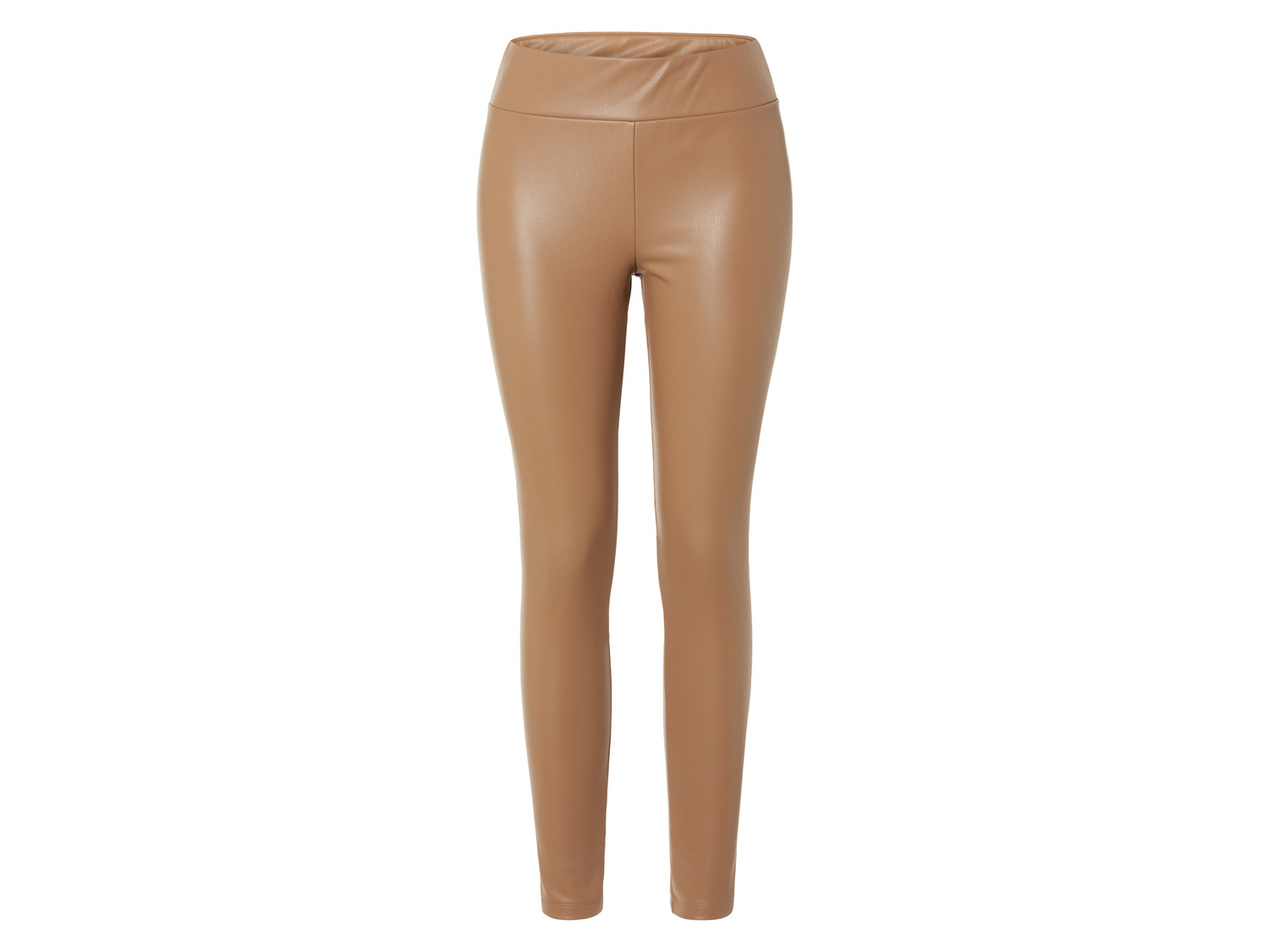 Legging Femme Effet Cuir Humide PU - Taille Haute, Style Motard, Extensible Et Confortable