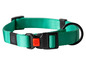 Un collier de chien vert de Karlie avec une boucle noire.