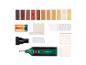 Kit de couleurs pour bois Parkside avec 11 couleurs, outils et batteries Tronic.