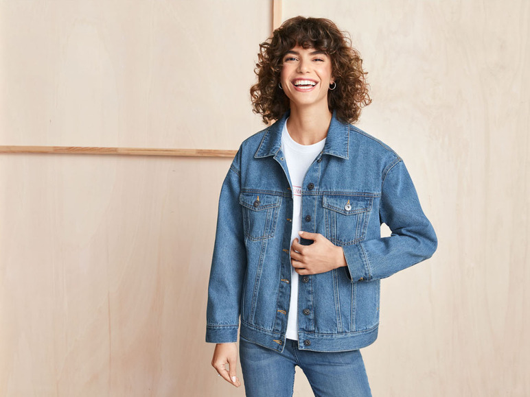 Aller en mode plein écran : esmara® Veste en jean oversize femme - Image 9