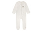Combinaison blanche pour bébé avec un motif de nuage et de pluie