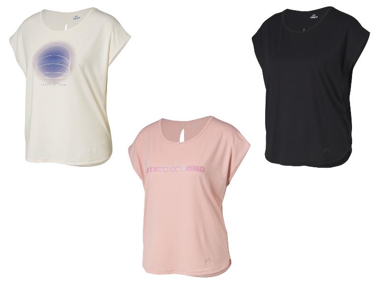 Trois t-shirts Crivit avec l'impression 'calm state of mind'