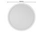 Plafonnier rond blanc d'un diamètre de 29,3 cm