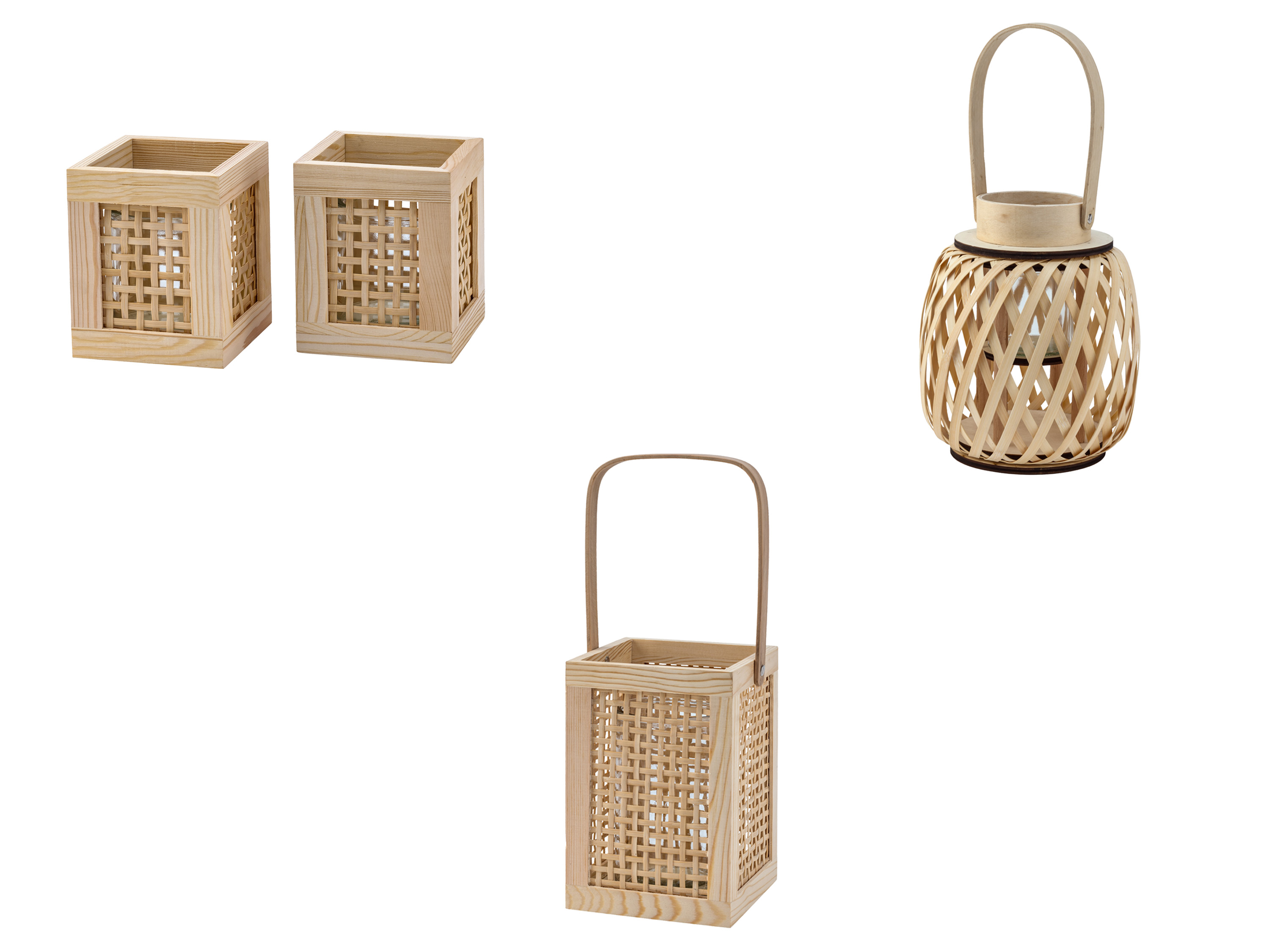 LIVARNO home Set de photophores ou lanternes