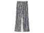 Pantalon large à paillettes argentées avec taille élastique
