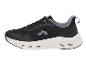 Chaussures de sport CRIVIT pour femme en noir avec semelle blanche.
