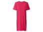 Robe longue t-shirt femme fuchsia, vue arrière