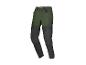 Pantalon Parkside vert foncé avec empiècements noirs.