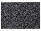 Paillasson gris avec motif tourbillonnant noir