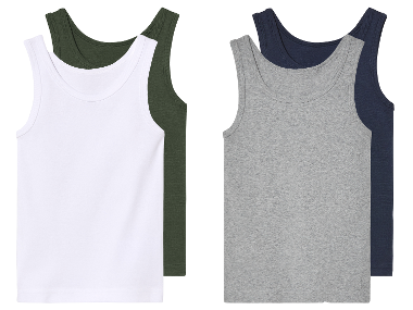 lupilu® Lot de 2 débardeurs petit garçon