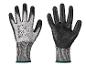 Gants de travail Parkside noirs avec revêtement antidérapant.